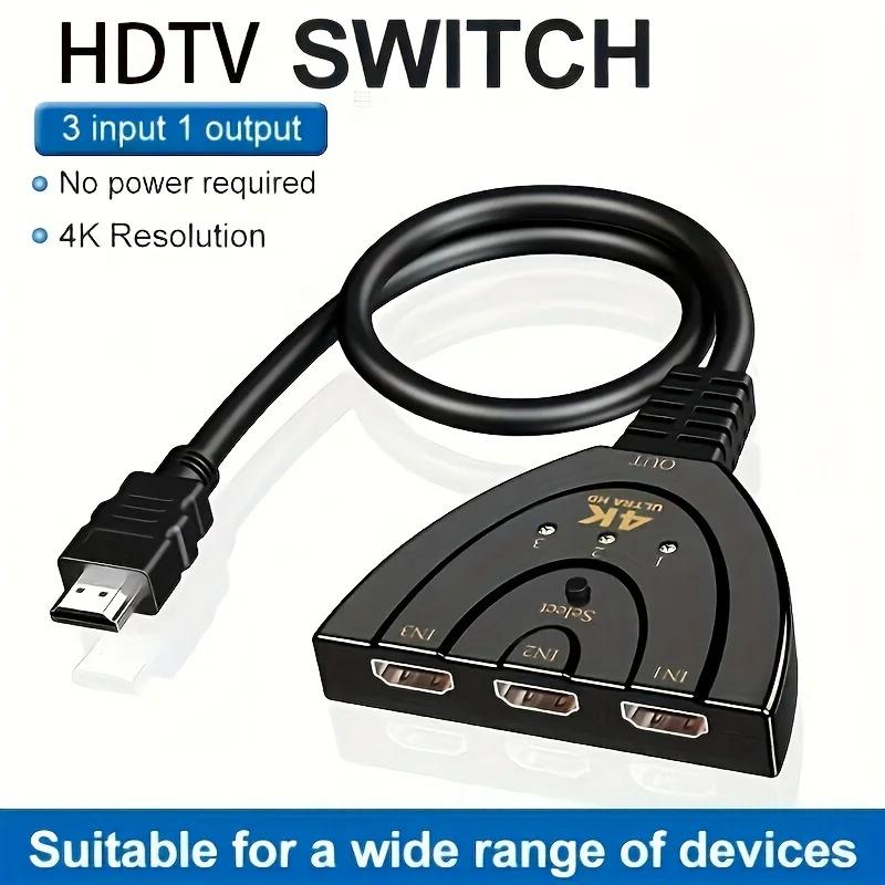 HD ó ñ HD ̺, Ǯ HD 4K 1080P 3D ÷̾ HDTV,PS4  ܼ , 4K HDTV ø, 3  1 ƿ, 3 Ʈ